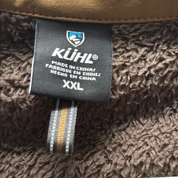 Men's Brown and Black Quilted Jacket - Picture 2 of 7